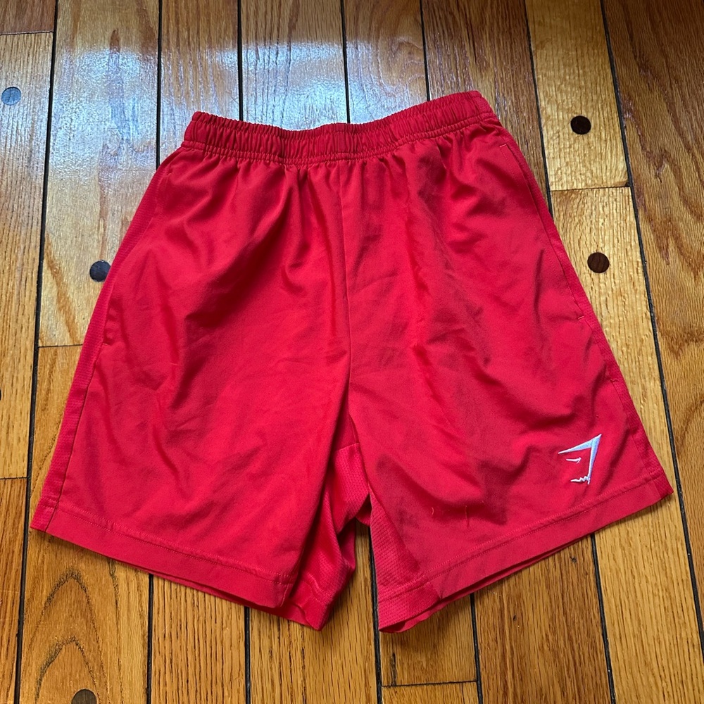 Gymshark Bold Red Workout Shorts
